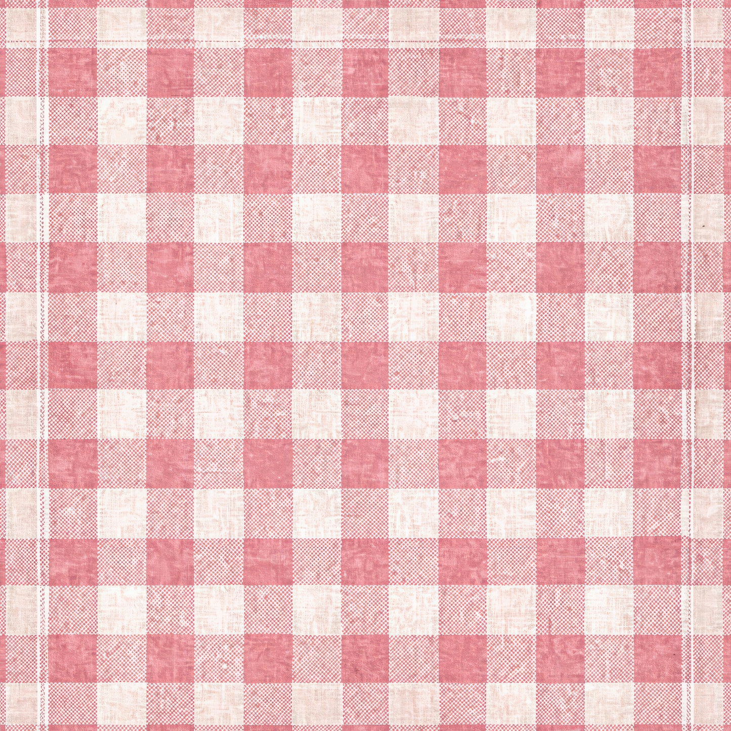 Pink and white checkered pattern