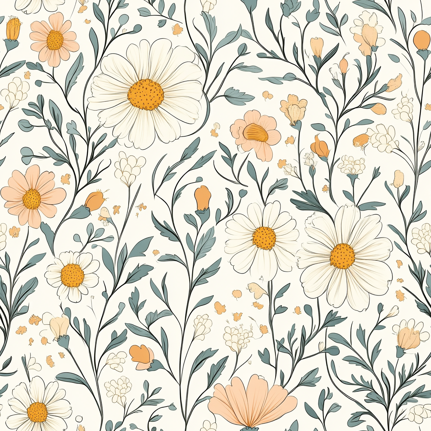 Daisy Field Botanical