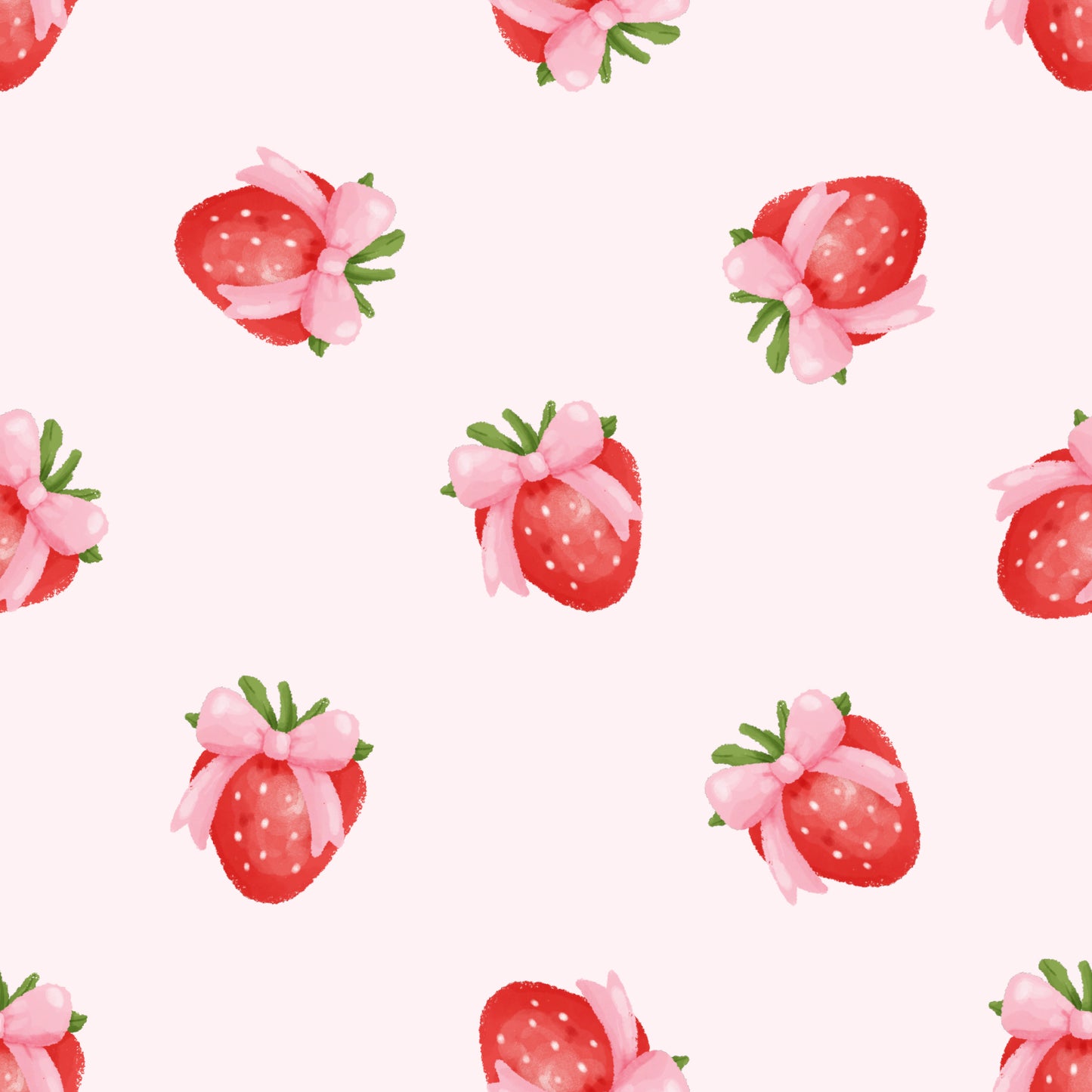 Strawberry Bows – Super Soft Pink