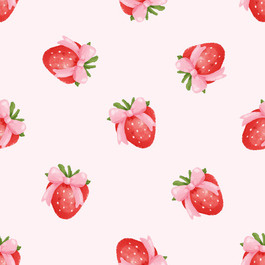 Strawberry Bows – Pink