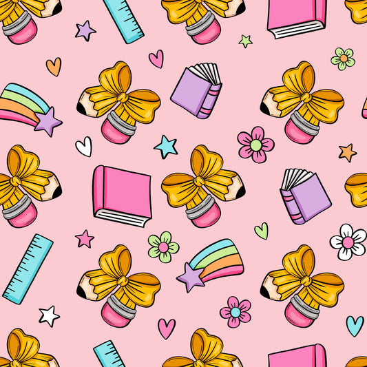 Pastel School Supplies