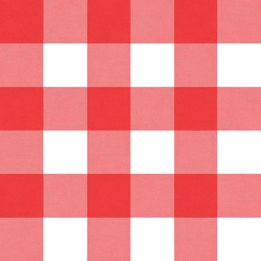 Red and white checkered pattern