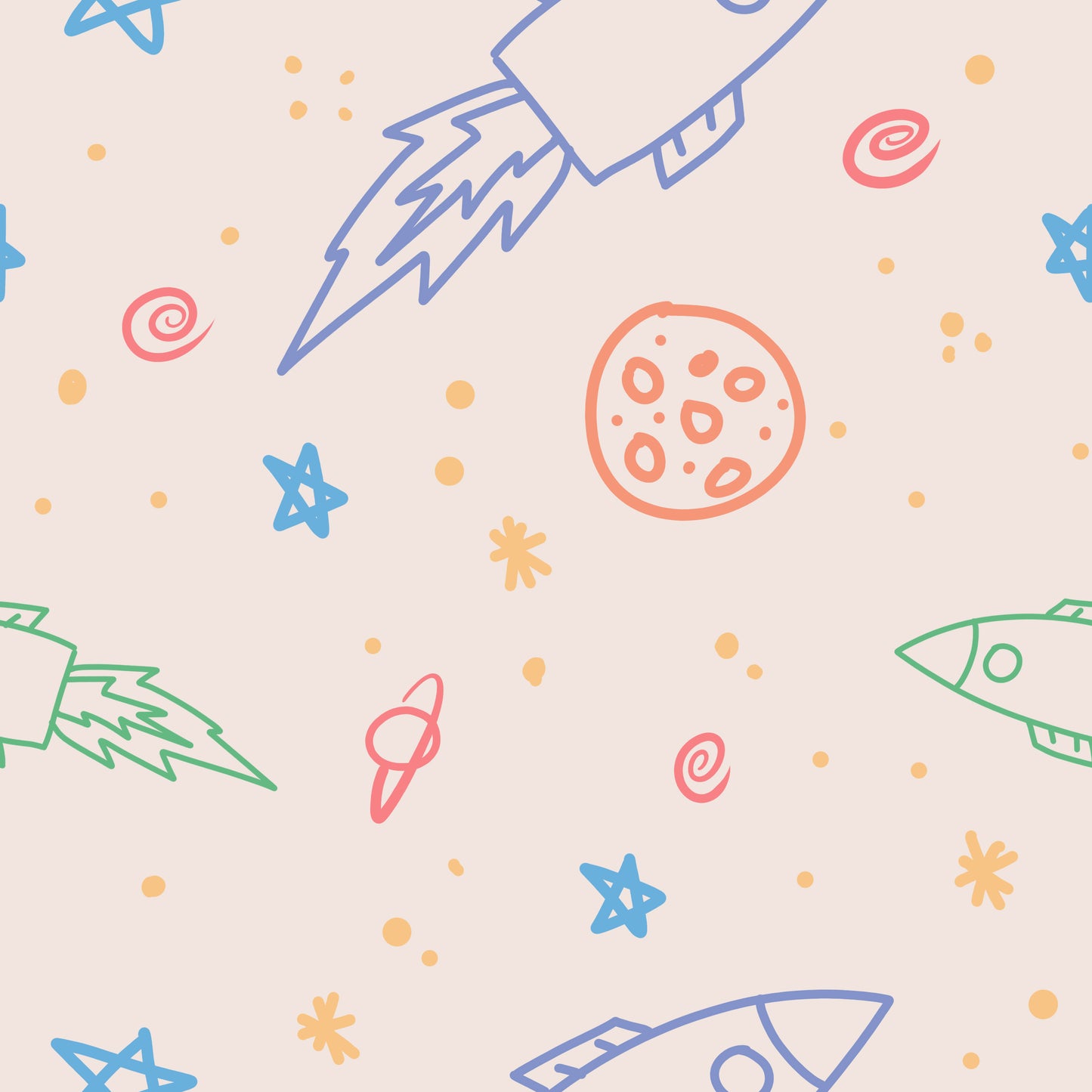 Cosmic Crayon Rockets