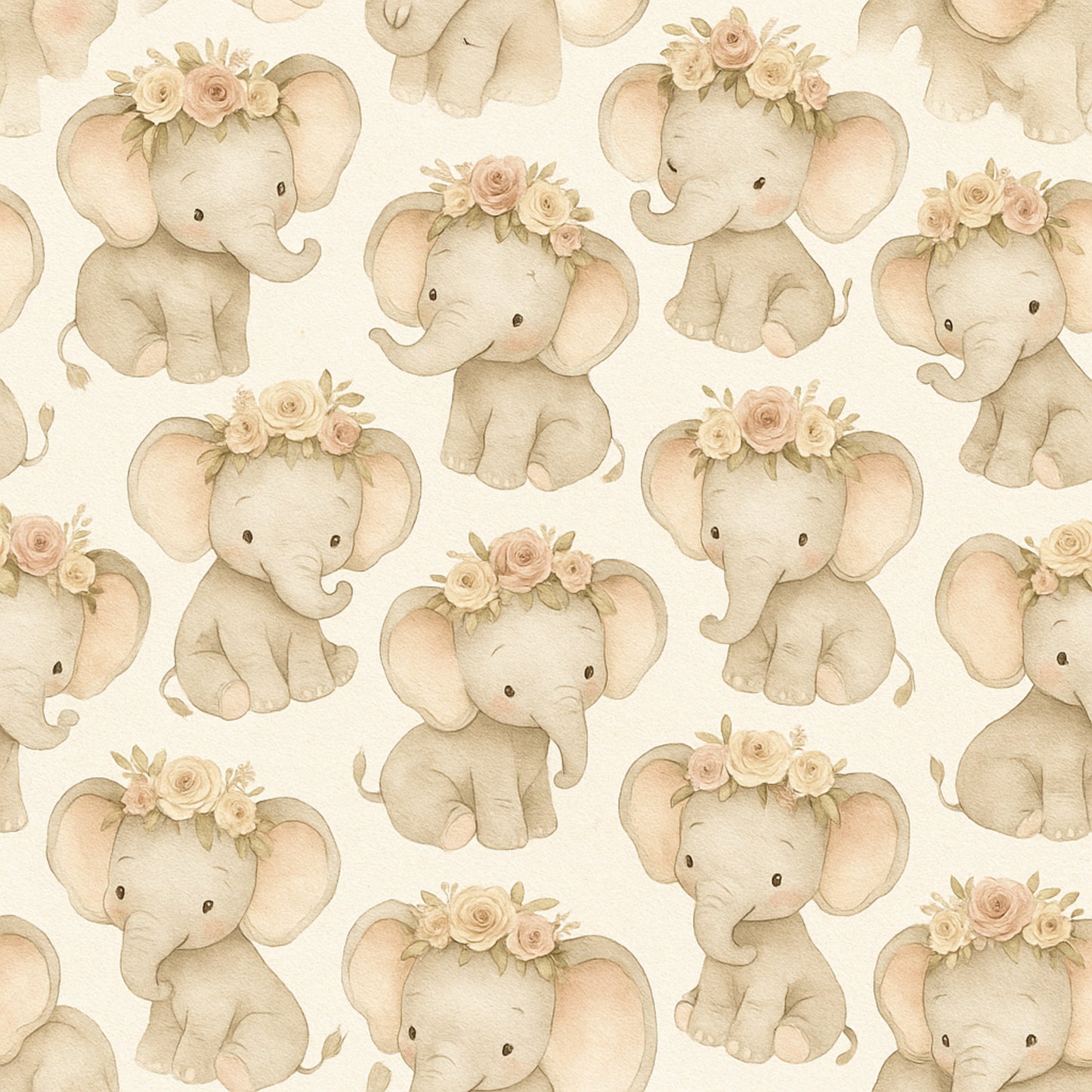 Floral Crown Elephants