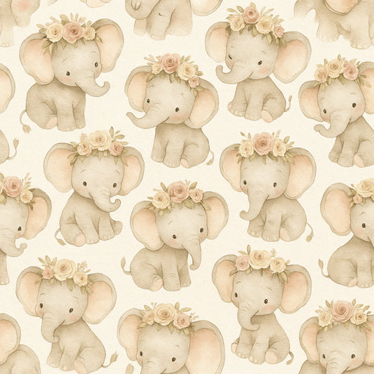 Floral Crown Elephants