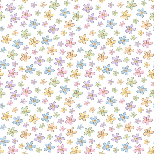 Pastel Flower Scatter