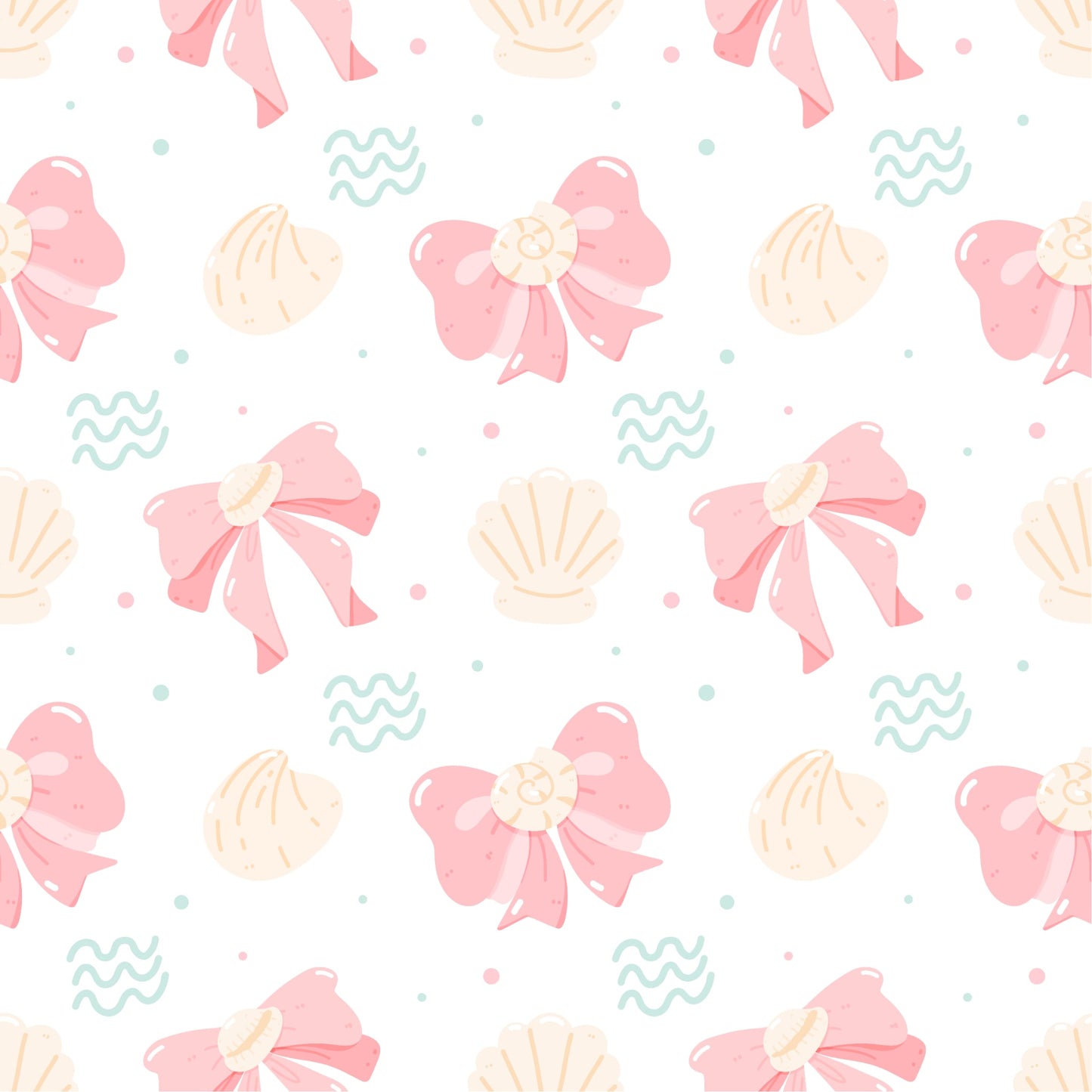 Seashell Bows – White