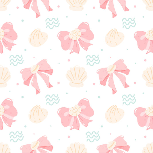 Seashell Bows – White