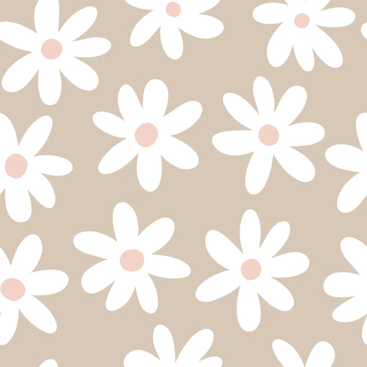 Soft Linen Daisies