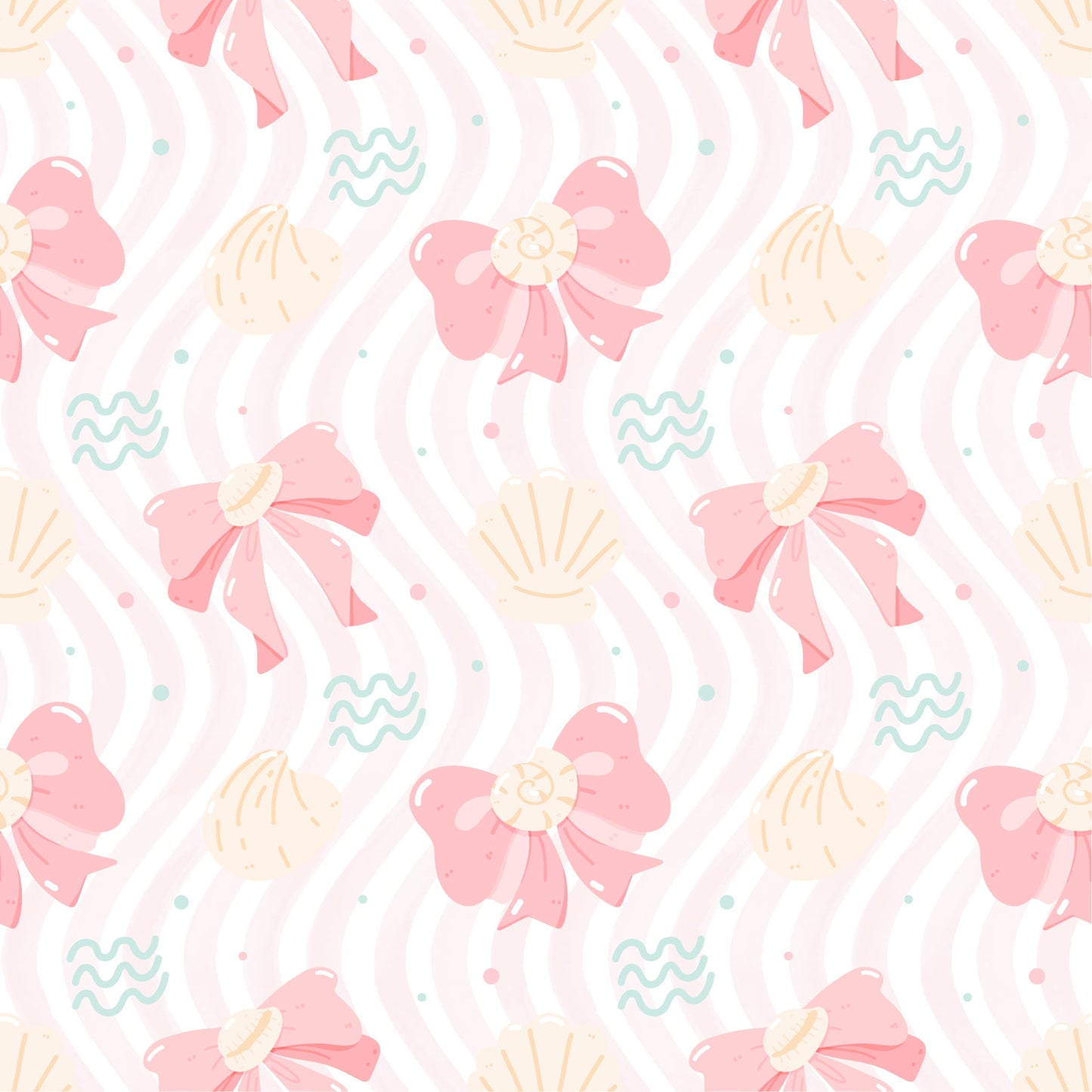 Seashell Bows – Pink